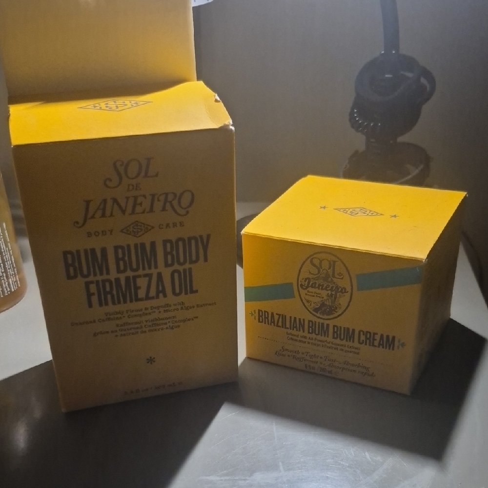 Sol de Janeiro Yellow Moisturizer and Body Oil Set